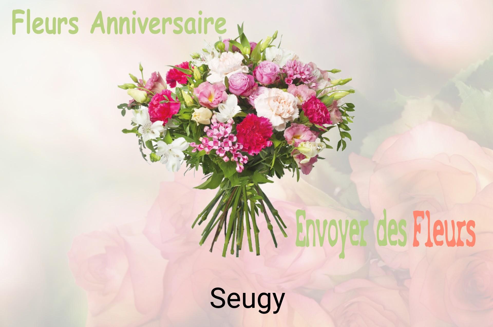 Bouquet de fleurs d’anniversaire livré à Seugy
